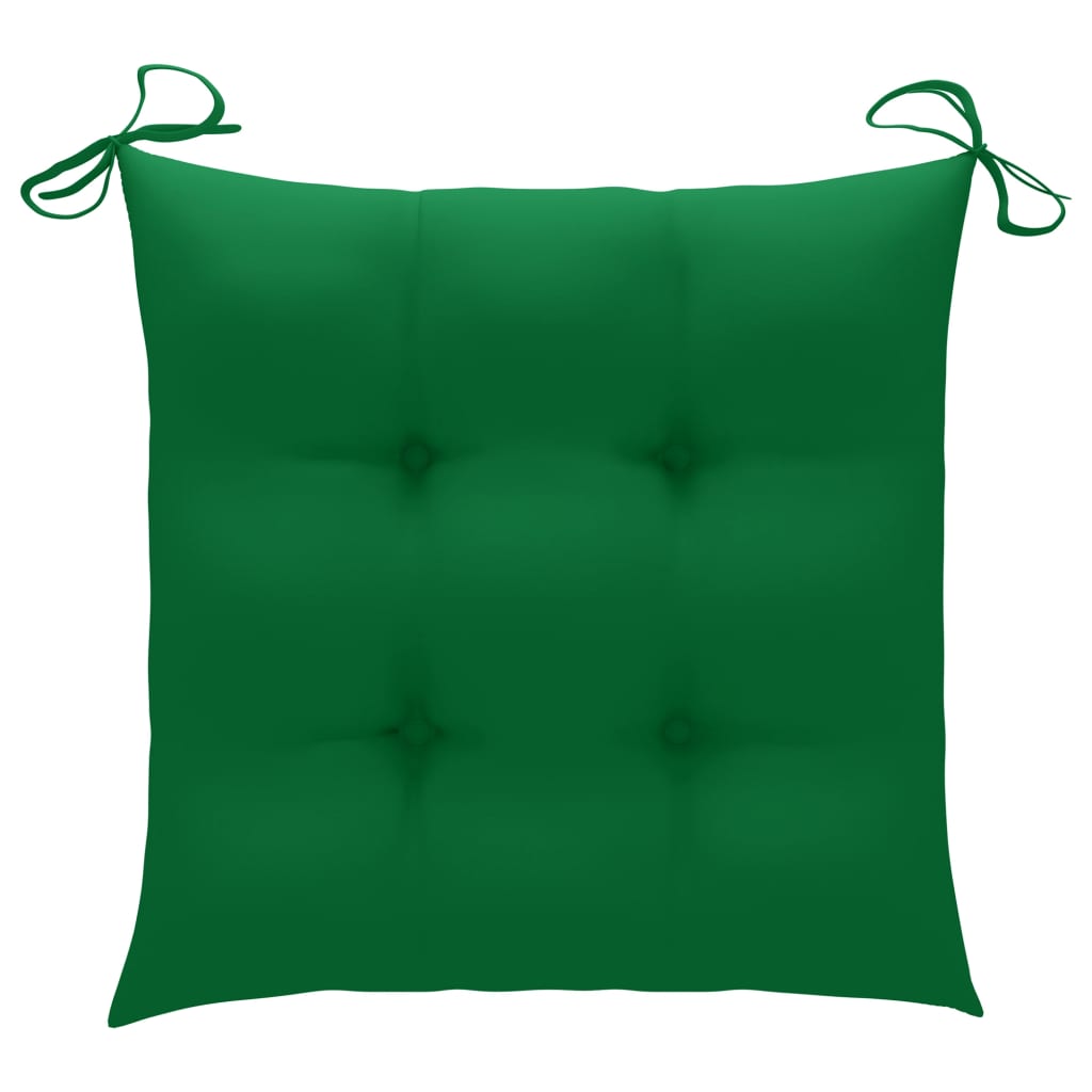 Perne de scaun, 6 buc., verde, 50 x 50 x 7 cm, textil Lando - Lando