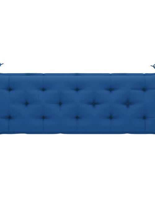 Загрузите изображение в средство просмотра галереи, Pernă pentru bancă de grădină, albastru, 150x50x7 cm, textil Lando - Lando
