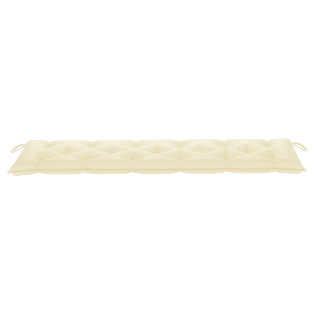 Lando-Pernă pentru bancă de grădină, crem, 180x50x7 cm, textil- lando.md