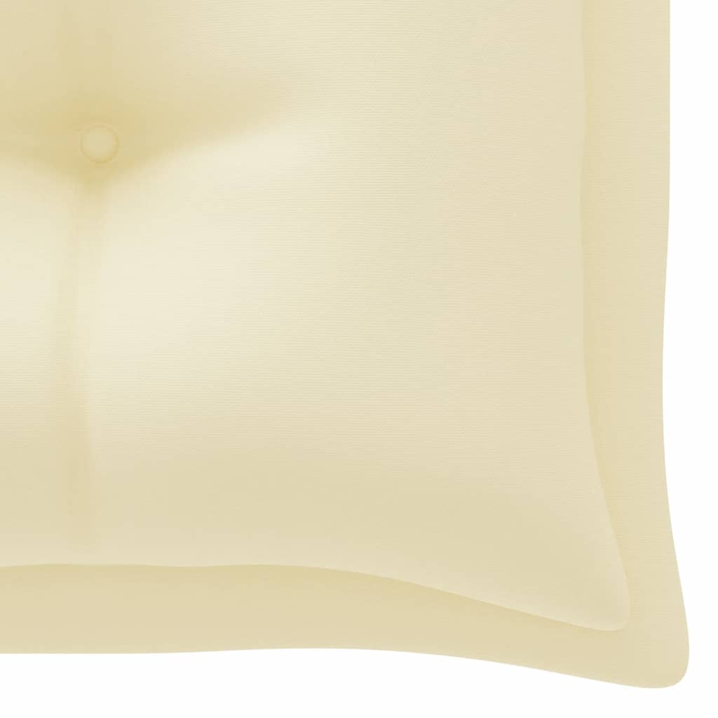 Pernă pentru balansoar, alb crem, 200 cm, material textil Lando - Lando