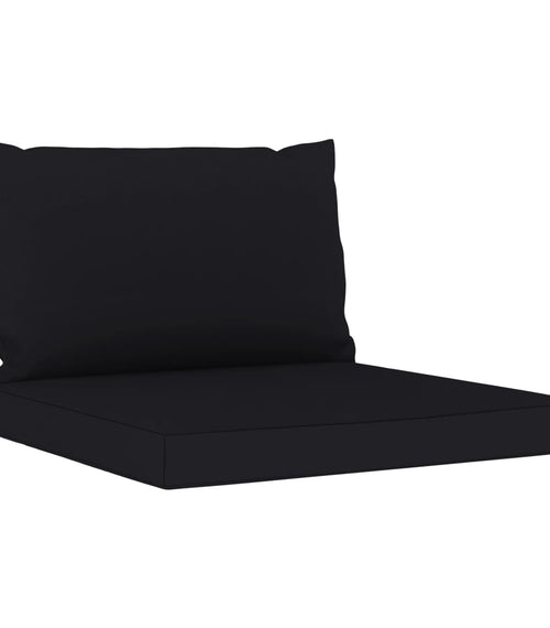 Încărcați imaginea în vizualizatorul Galerie, Lando-Perne de canapea din paleți, 2 buc., negru, material textil- lando.md
