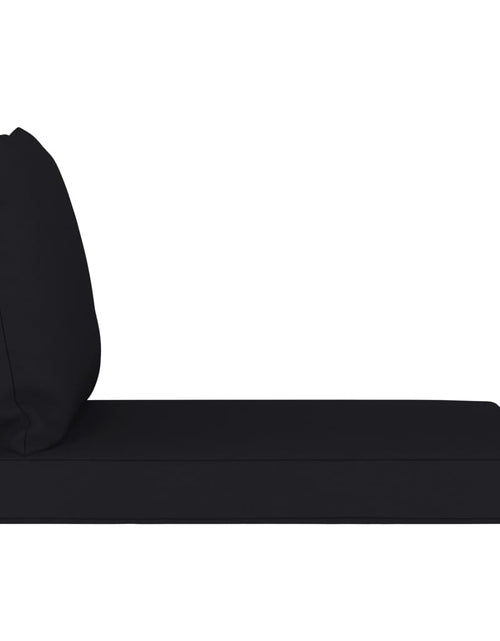 Загрузите изображение в средство просмотра галереи, Perne de canapea din paleți, 2 buc., negru, material textil Lando - Lando
