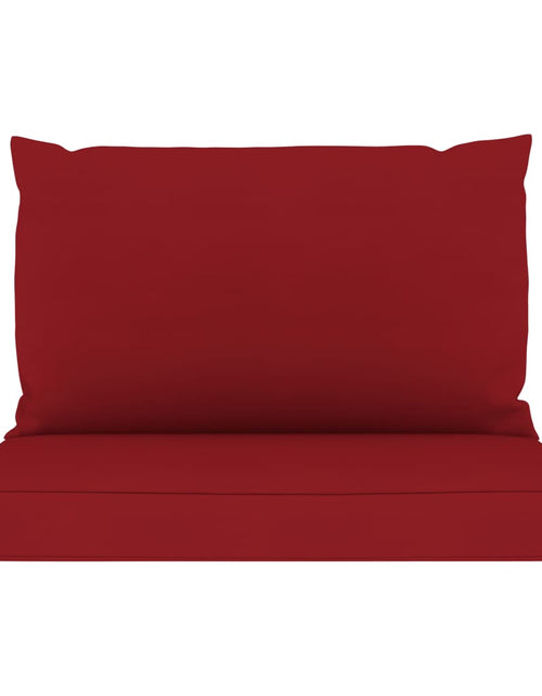 Încărcați imaginea în vizualizatorul Galerie, Perne pentru canapea din paleți, 2 buc., roșu vin, textil Lando - Lando
