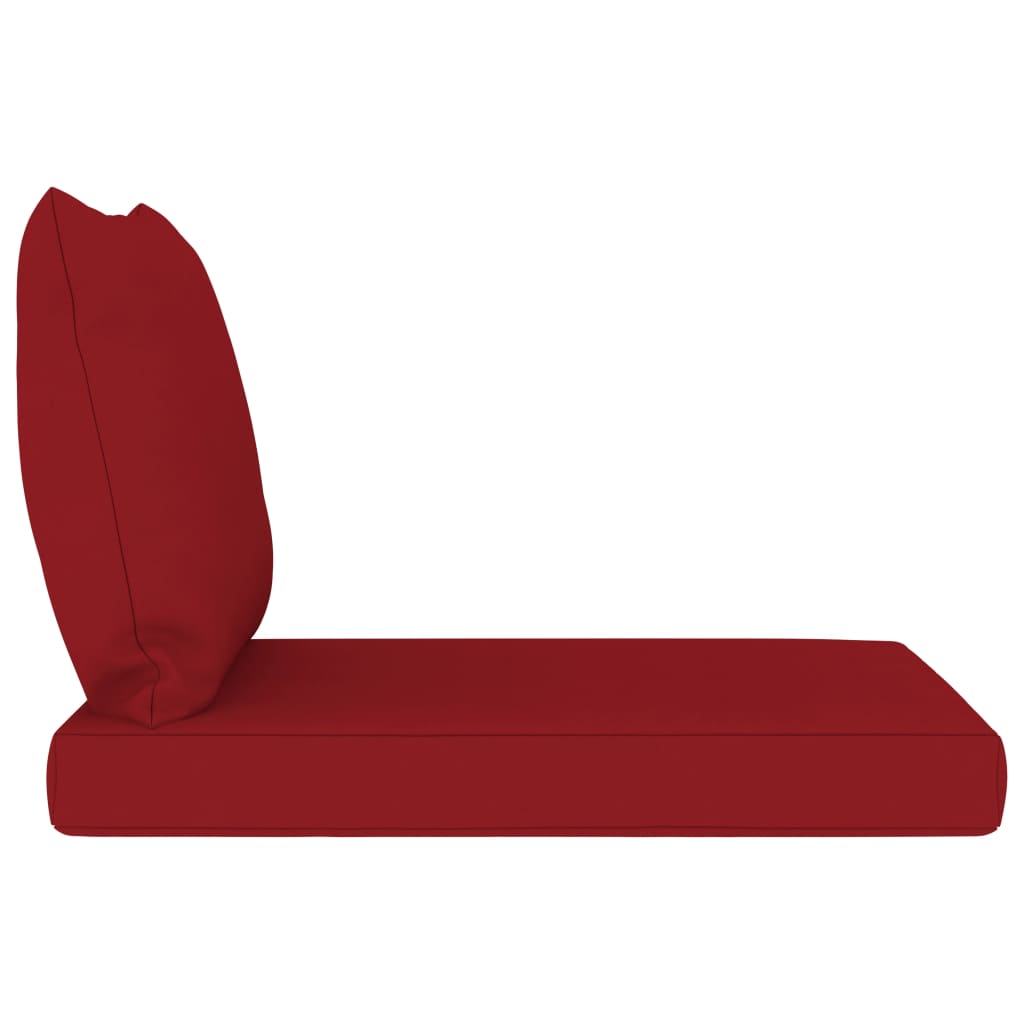 Perne pentru canapea din paleți, 2 buc., roșu vin, textil Lando - Lando