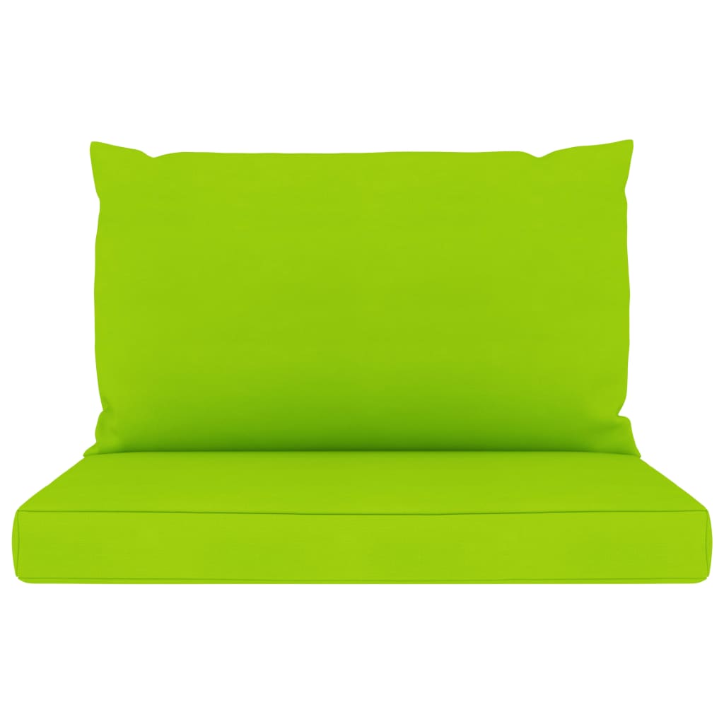 Perne pentru canapea din paleți, 2 buc., verde aprins, textil Lando - Lando
