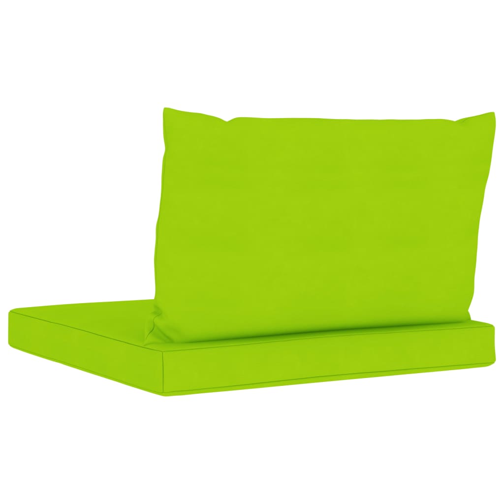 Perne pentru canapea din paleți, 2 buc., verde aprins, textil Lando - Lando