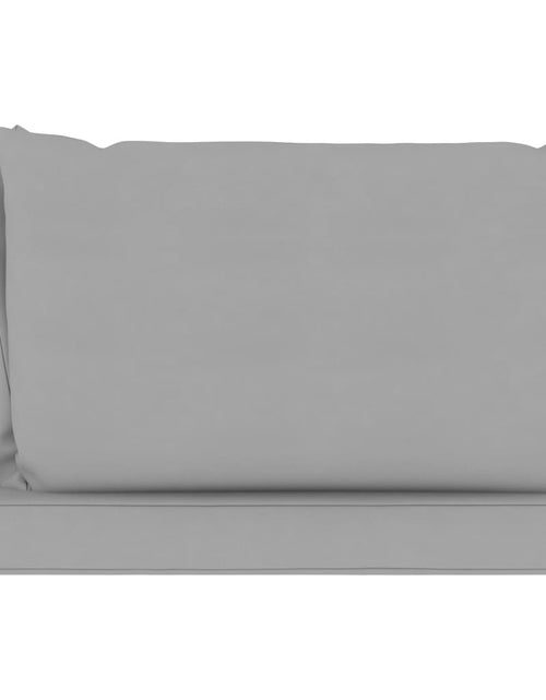 Încărcați imaginea în vizualizatorul Galerie, Perne pentru canapea din paleți, 3 buc., gri, material textil Lando - Lando
