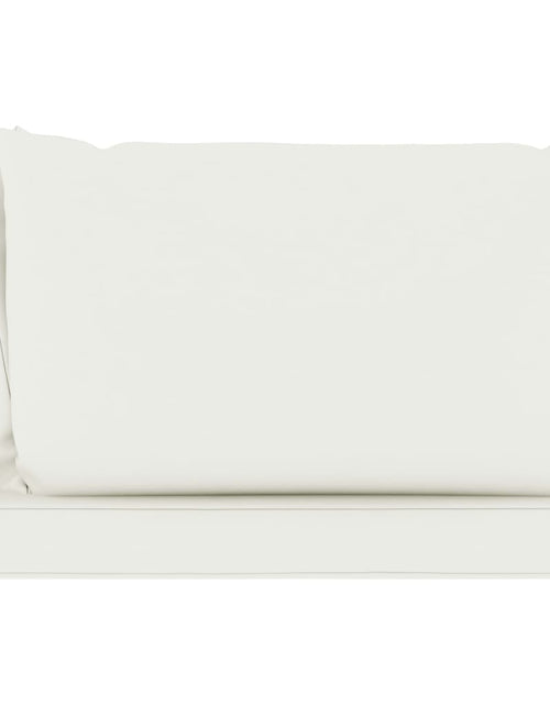 Încărcați imaginea în vizualizatorul Galerie, Perne de canapea din paleți, 3 buc., alb crem, material textil Lando - Lando
