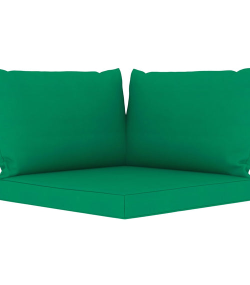 Încărcați imaginea în vizualizatorul Galerie, Lando-Perne pentru canapea din paleți, 3 buc., verde, textil- lando.md
