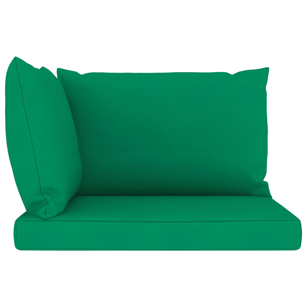Lando-Perne pentru canapea din paleți, 3 buc., verde, textil- lando.md