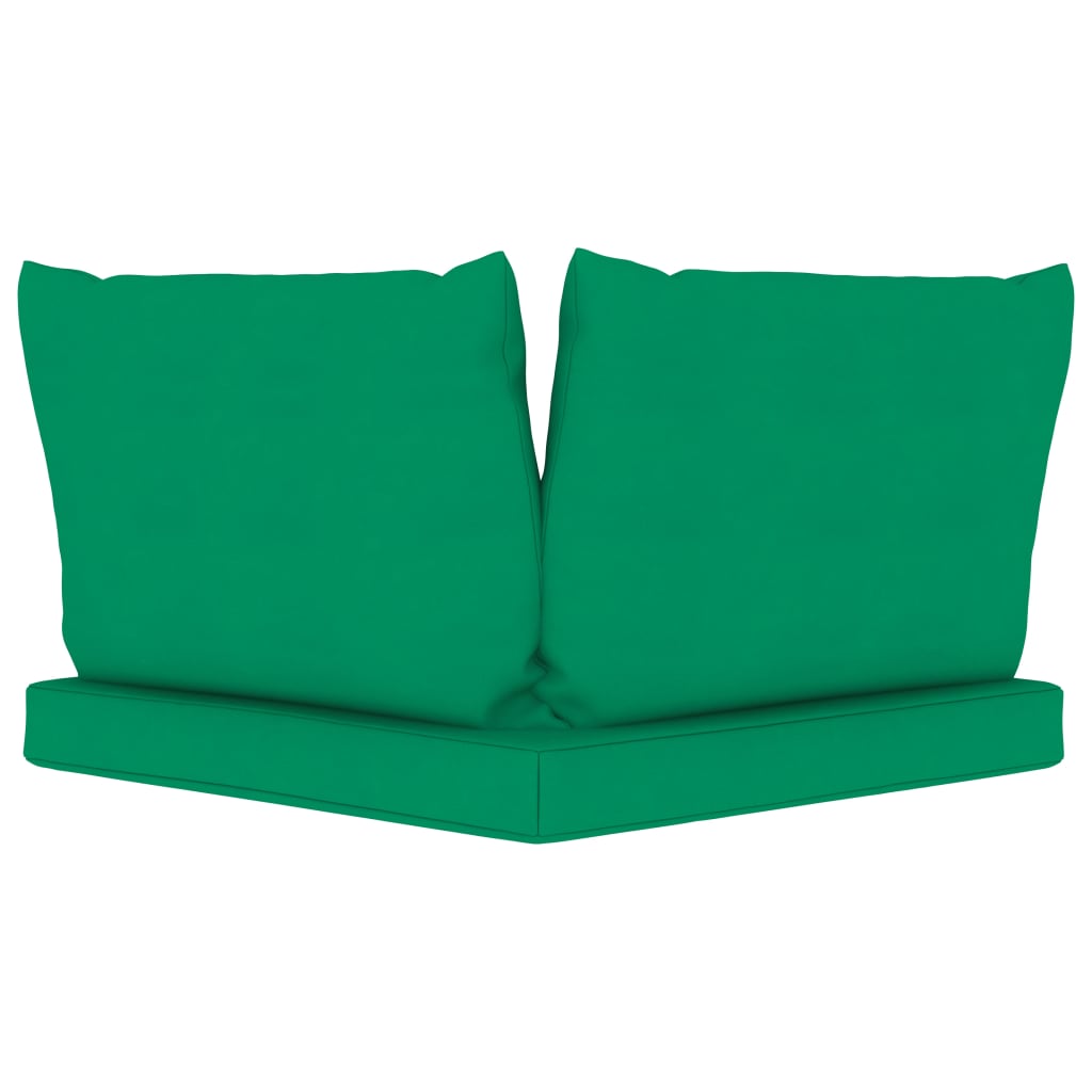Lando-Perne pentru canapea din paleți, 3 buc., verde, textil- lando.md