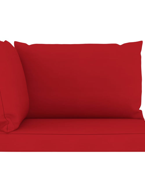 Încărcați imaginea în vizualizatorul Galerie, Perne pentru canapea din paleți, 3 buc., roșu, material textil Lando - Lando
