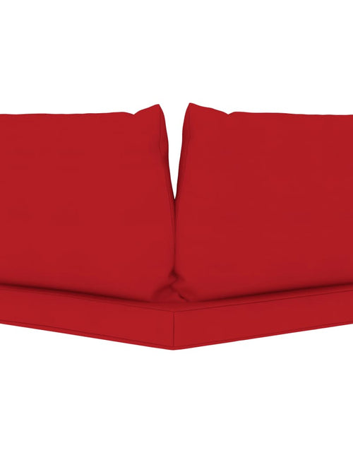Загрузите изображение в средство просмотра галереи, Perne pentru canapea din paleți, 3 buc., roșu, material textil Lando - Lando
