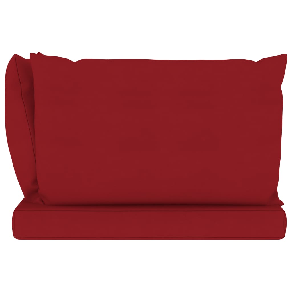 Perne pentru canapea din paleți, 3 buc., roșu vin, textil Lando - Lando