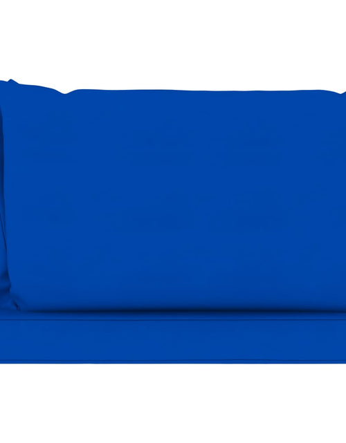 Загрузите изображение в средство просмотра галереи, Perne pentru canapea din paleți, 3 buc., albastru, textil Lando - Lando
