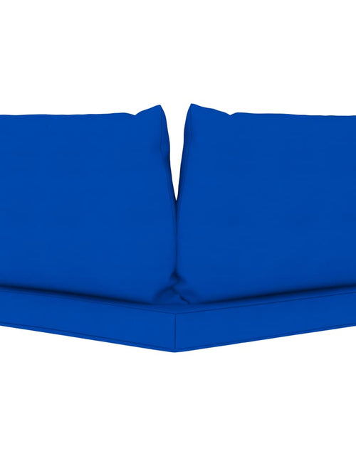 Încărcați imaginea în vizualizatorul Galerie, Perne pentru canapea din paleți, 3 buc., albastru, textil Lando - Lando
