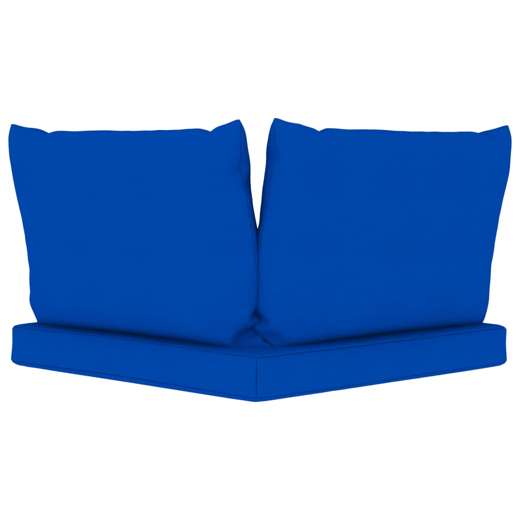 Perne pentru canapea din paleți, 3 buc., albastru, textil Lando - Lando