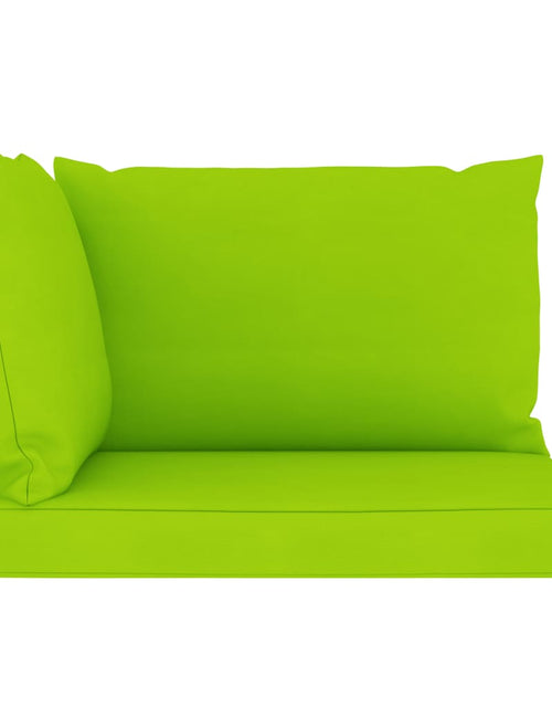 Загрузите изображение в средство просмотра галереи, Perne pentru canapea din paleți, 3 buc., verde aprins, textil Lando - Lando
