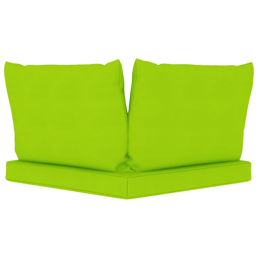 Perne pentru canapea din paleți, 3 buc., verde aprins, textil Lando - Lando