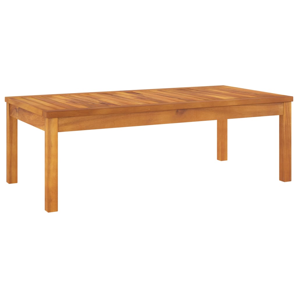 Set mobilier de grădină cu perne crem, 5 piese, lemn de acacia - Lando