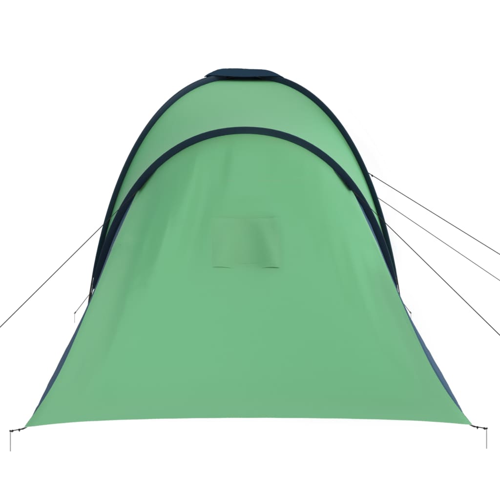 Cort camping, 6 persoane, albastru și verde Lando - Lando