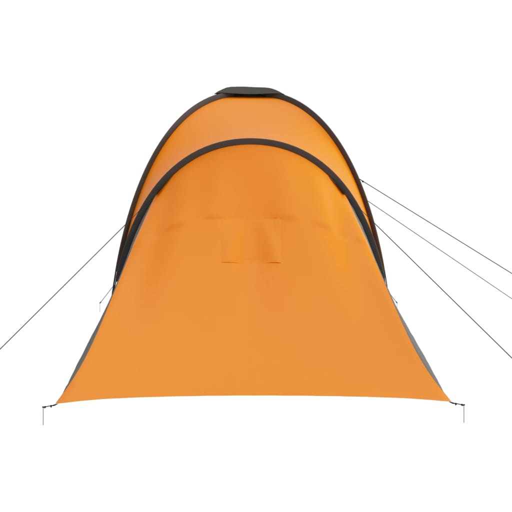 Cort camping, 6 persoane, gri și portocaliu Lando - Lando