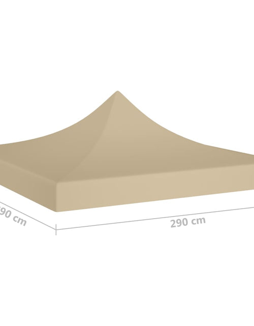 Încărcați imaginea în vizualizatorul Galerie, Acoperiș pentru cort de petrecere, bej, 3 x 3 m, 270 g/m² Lando - Lando
