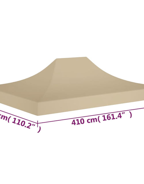 Загрузите изображение в средство просмотра галереи, Acoperiș pentru cort de petrecere, bej, 4 x 3 m, 270 g/m² Lando - Lando
