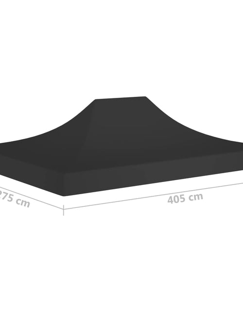 Загрузите изображение в средство просмотра галереи, Acoperiș pentru cort de petrecere, negru, 4 x 3 m, 270 g/m² Lando - Lando
