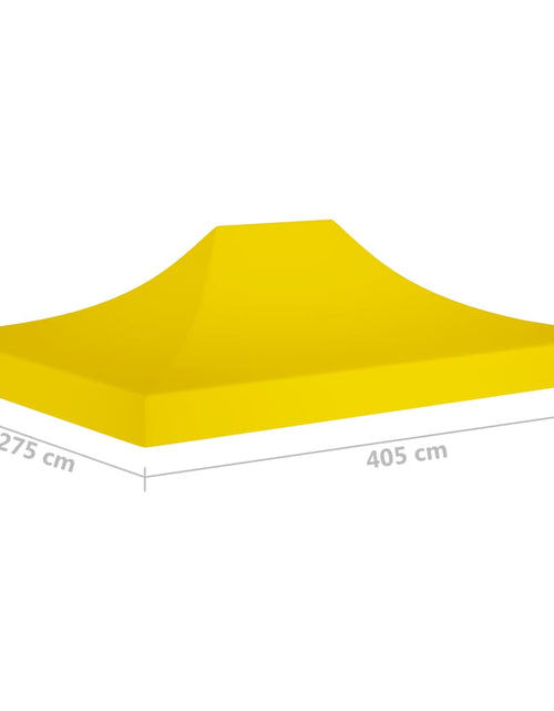 Încărcați imaginea în vizualizatorul Galerie, Acoperiș pentru cort de petrecere, galben, 4 x 3 m, 270 g/m² Lando - Lando
