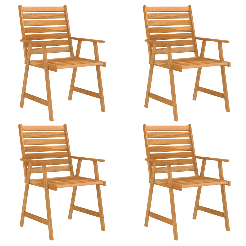 Set mobilier de masă pentru grădină, 5 piese, lemn masiv acacia - Lando