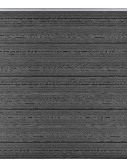 Încărcați imaginea în vizualizatorul Galerie, Panou de gard, negru, 180x186 cm, WPC Lando - Lando
