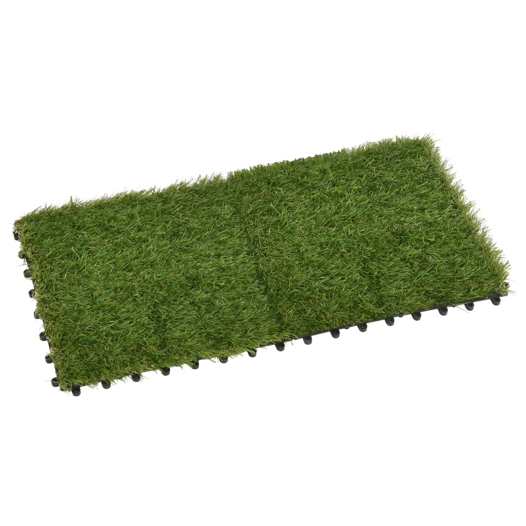 Plăci de iarbă artificială, 11 buc, verde, 30x30 cm Lando - Lando