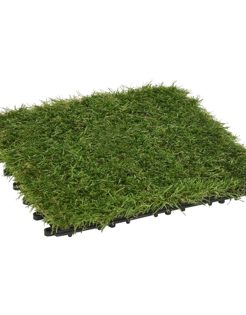 Încărcați imaginea în vizualizatorul Galerie, Plăci de iarbă artificială, 22 buc, verde, 30x30 cm Lando - Lando
