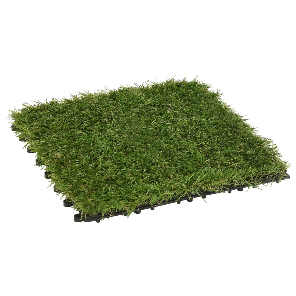 Plăci de iarbă artificială, 22 buc, verde, 30x30 cm Lando - Lando