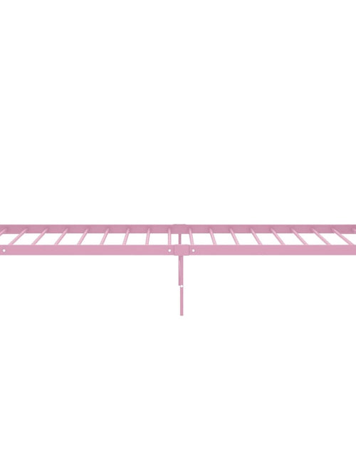 Încărcați imaginea în vizualizatorul Galerie, Cadru de pat, cu model de fotbal, roz, 90 x 200 cm, metal - Lando
