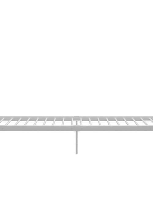 Încărcați imaginea în vizualizatorul Galerie, Cadru de pat, alb, 100x200 cm, metal - Lando
