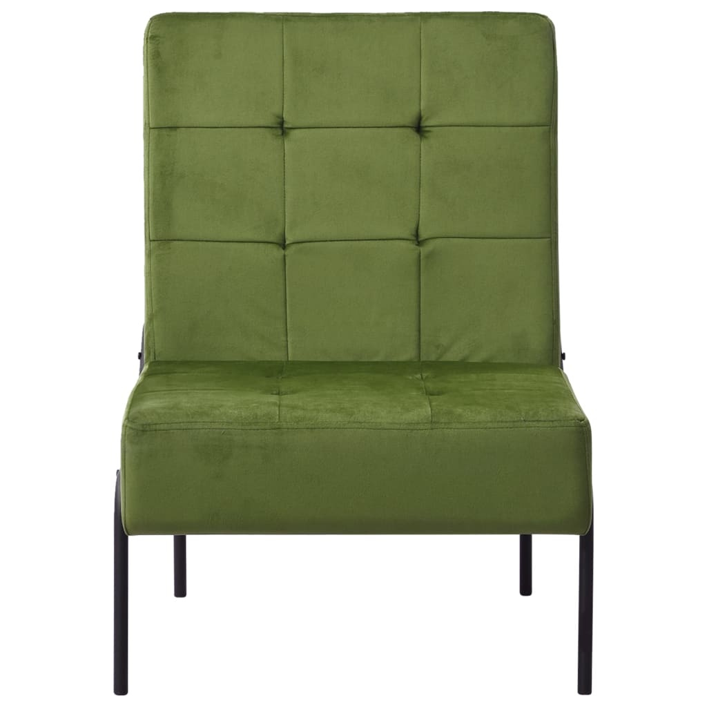 Scaun de relaxare, 65x79x87 cm, verde deschis, catifea Lando - Lando