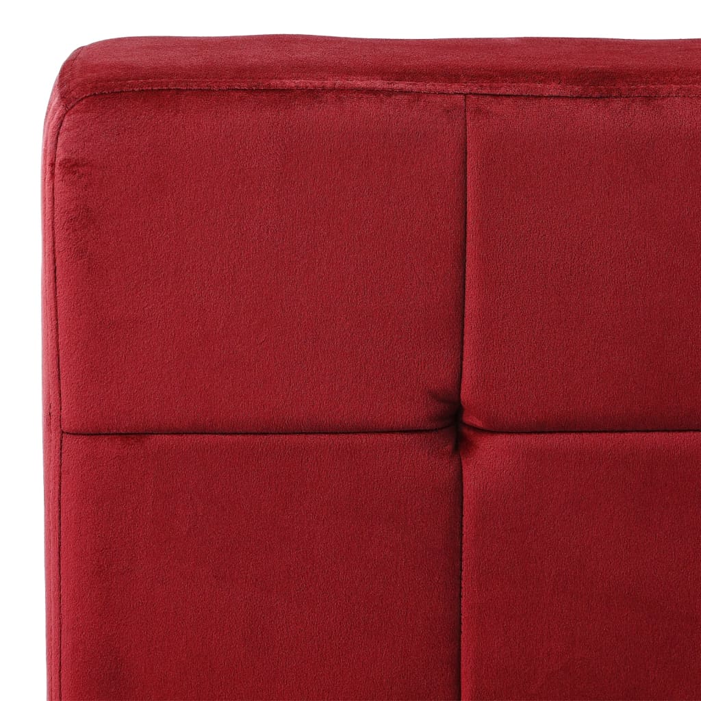 Scaun de relaxare, 65x79x87 cm, roșu vin, catifea Lando - Lando