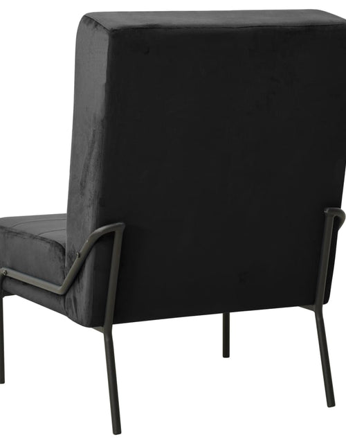 Încărcați imaginea în vizualizatorul Galerie, Scaun de relaxare, 65x79x87 cm, negru, catifea Lando - Lando
