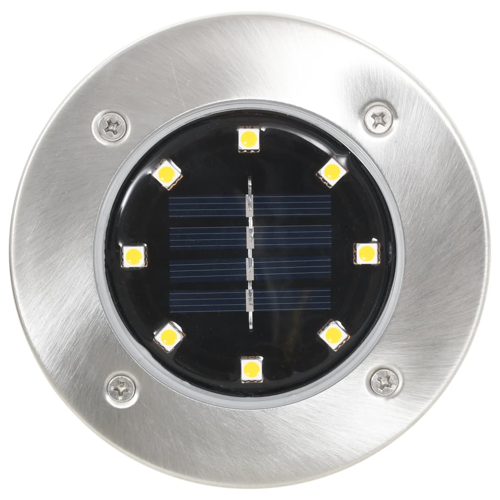 Lămpi solare pentru sol, 8 buc., cu LED-uri, culoare RGB Lando - Lando