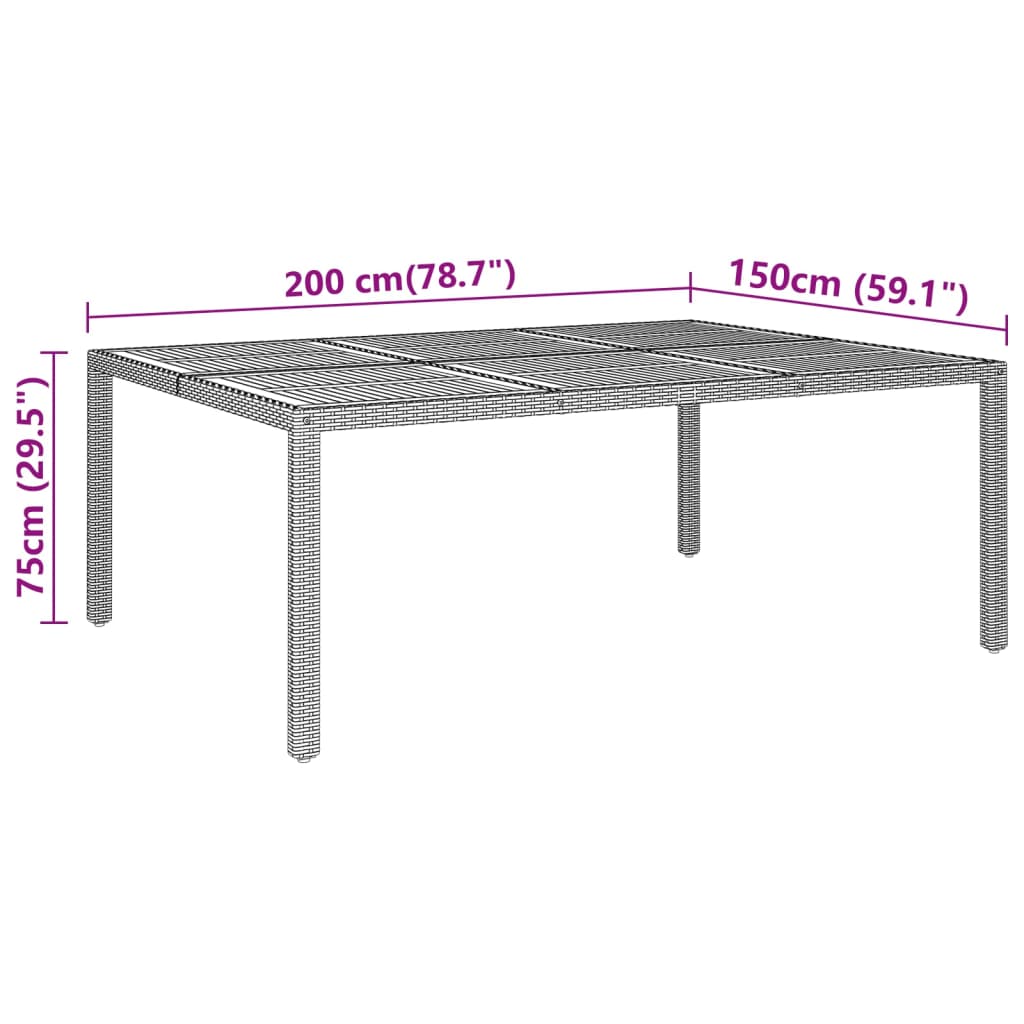 Set mobilier de grădină, 11 piese, gri, poliratan - Lando