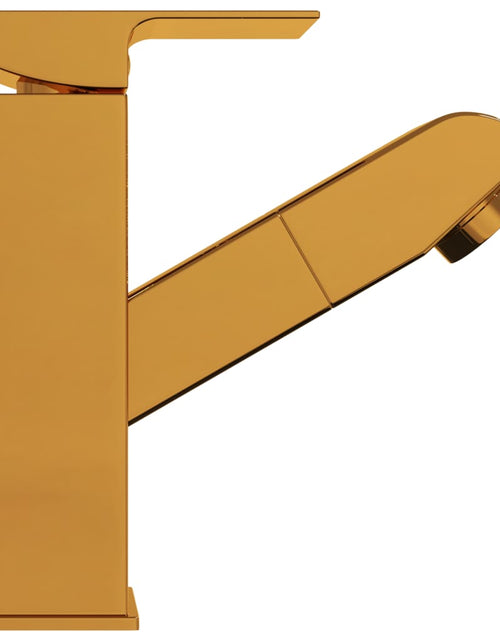Загрузите изображение в средство просмотра галереи, Robinet chiuvetă de baie retractabil, auriu, 157x172 mm Lando - Lando
