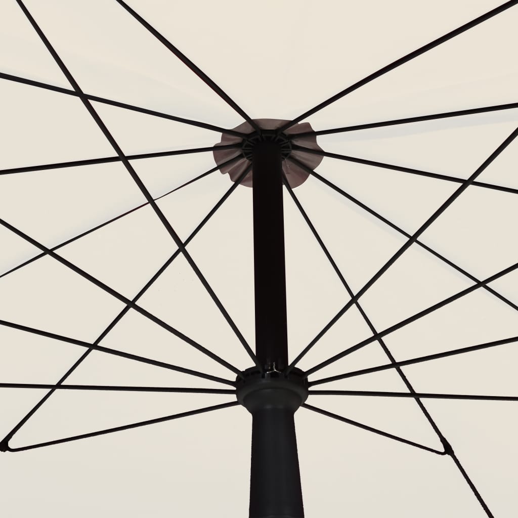 Umbrelă de grădină cu stâlp, nisipiu, 200x130 cm. Lando - Lando