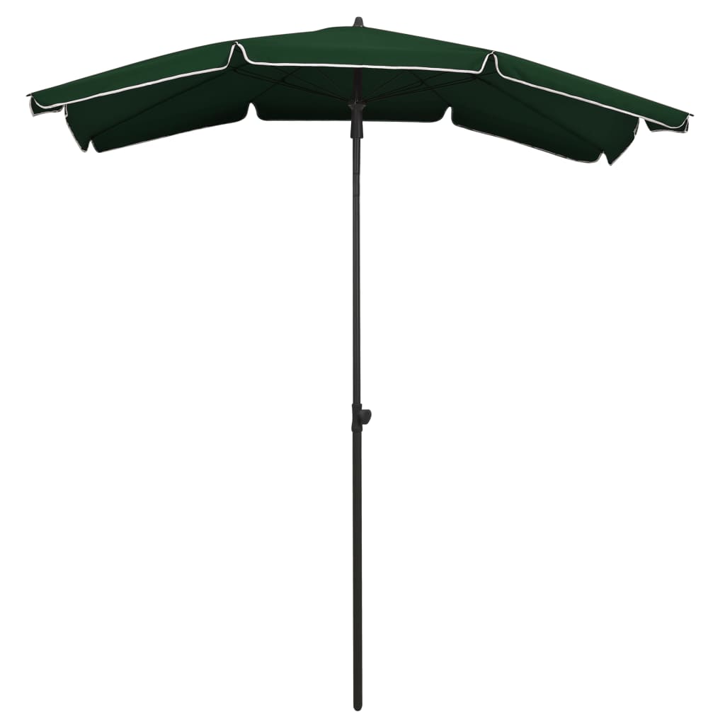 Umbrelă de grădină cu stâlp, verde, 200x130 cm Lando - Lando