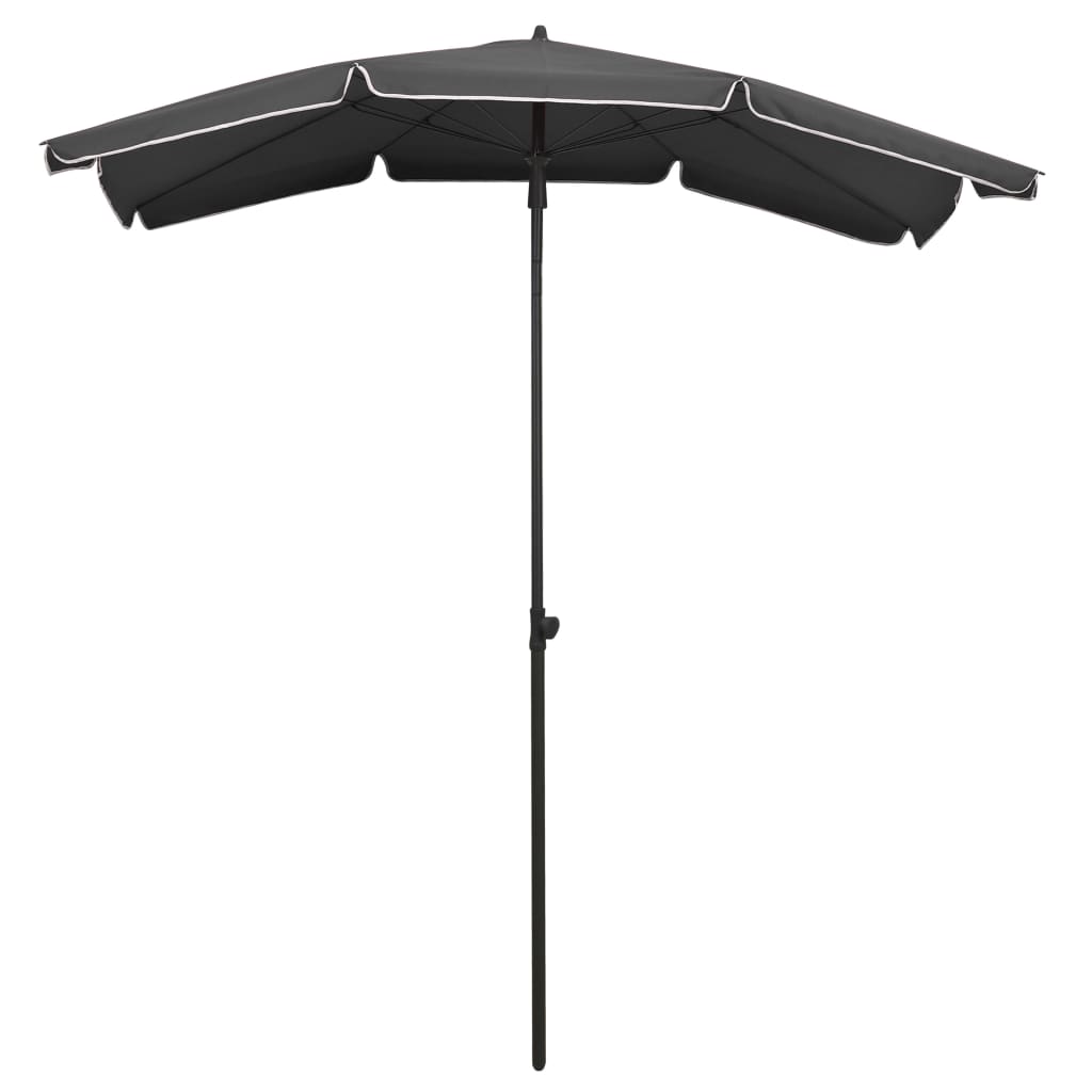 Umbrelă de grădină cu stâlp, antracit, 200x130 cm Lando - Lando