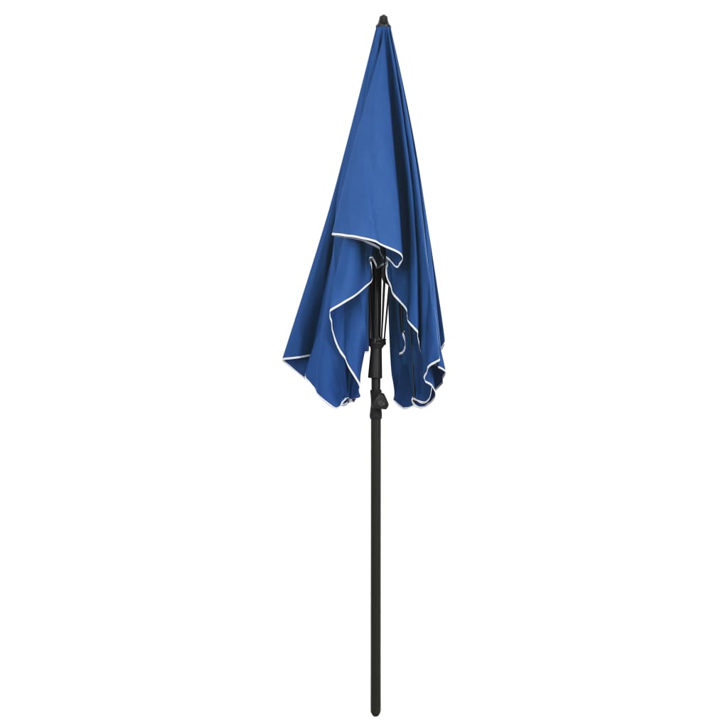 Umbrelă de grădină cu stâlp, albastru azuriu, 200x130 cm Lando - Lando