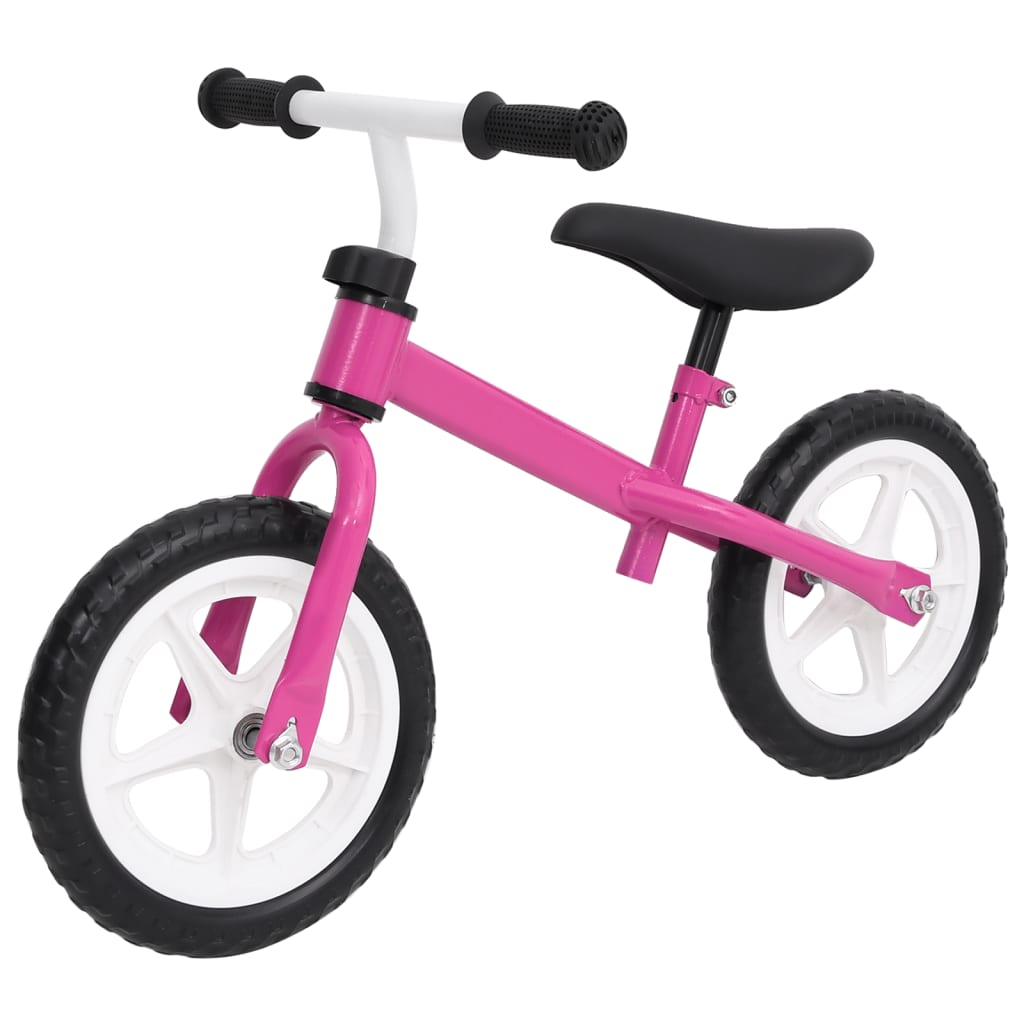 Bicicletă pentru echilibru 10 inci, cu roți, roz Lando - Lando