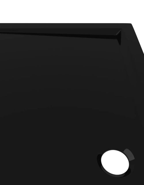 Загрузите изображение в средство просмотра галереи, Cădiță de duș dreptunghiulară din ABS, neagră, 70x120 cm Lando - Lando
