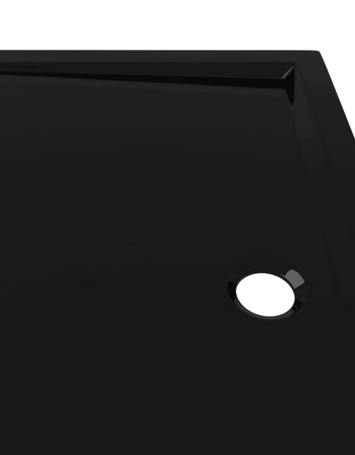 Загрузите изображение в средство просмотра галереи, Cădiță de duș dreptunghiulară din ABS, negru, 80 x 110 cm Lando - Lando
